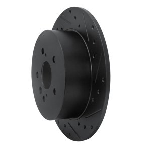 Toyota Highlander Brake Rotor (1) - Rear Right - R1 Concepts - Drilled & Slotted - Black - `08-`13 Toyota Highlander Brake Rotor (1) - Rear Right - R1 Concepts - Drilled & Slotted - Black - `08-`13